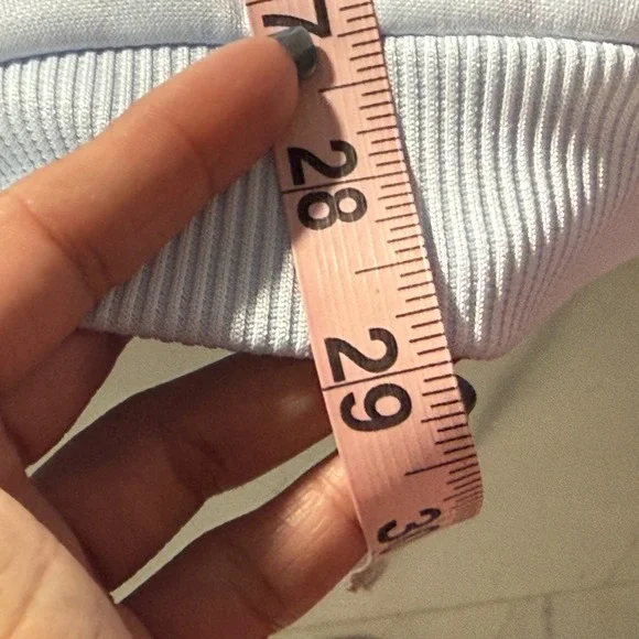 Adidas Womens Light Blue Embossed Logo Pullover Hoodie Size L NWT - Picture 12 of 12